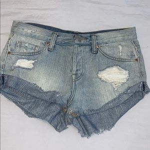 BDG Mid Rise Denim Shorts